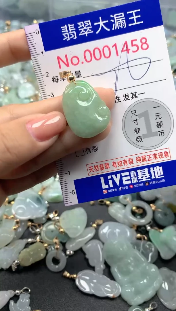 颈饰未镶嵌翡翠1458
