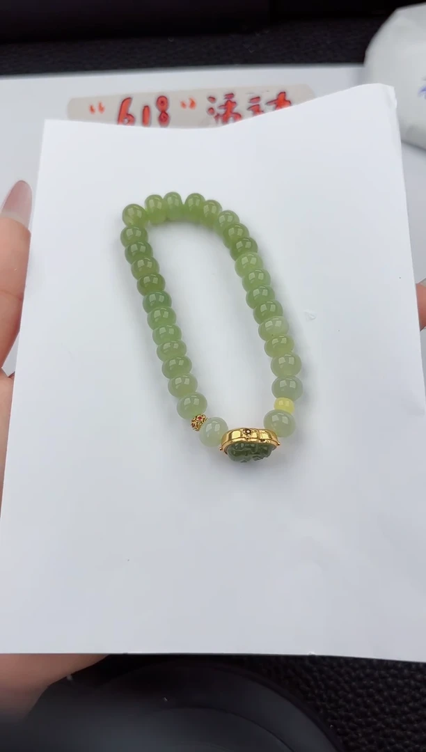 手串未镶嵌和田玉111嗨购微色差T1