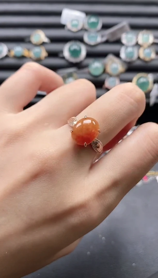 【闪购商品】翡翠戒指银S925镶嵌1111