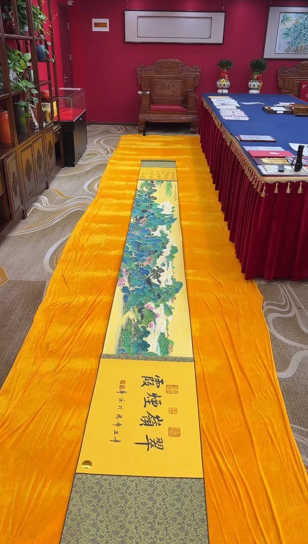 国画李希涛翠岭烟霞