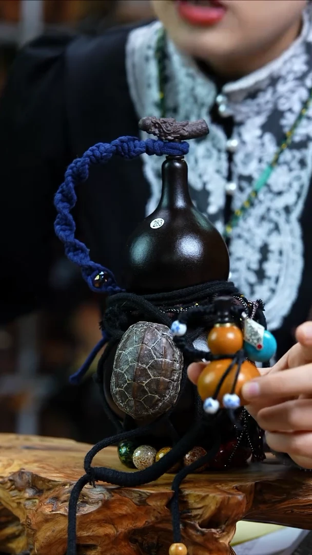 【闪购商品】283—光岳葫天然大漆酒葫芦不含漆珠