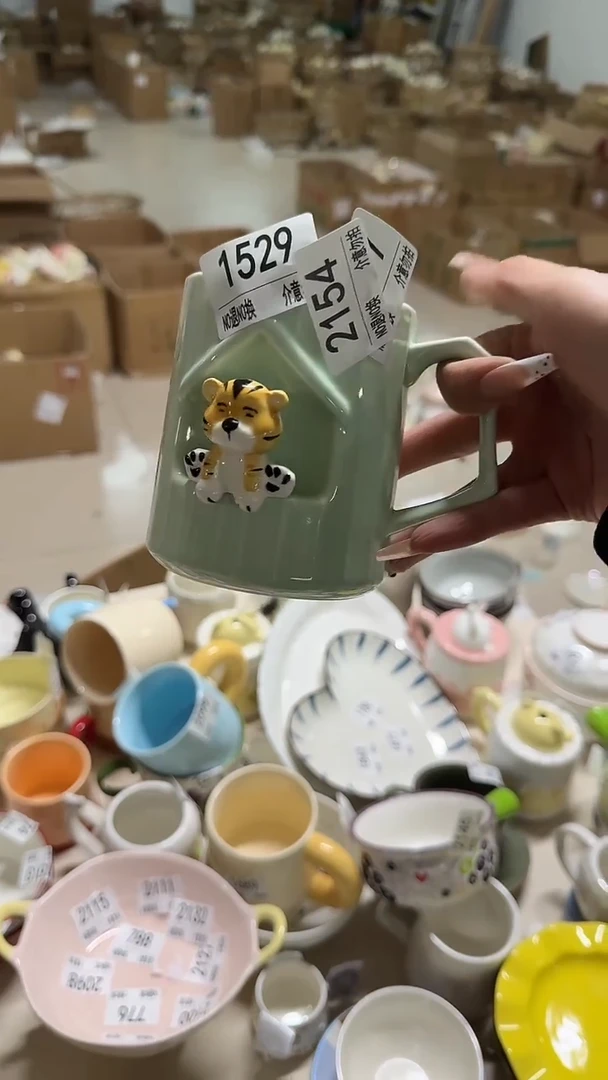 陶瓷手柄款微瑕四单包邮2154