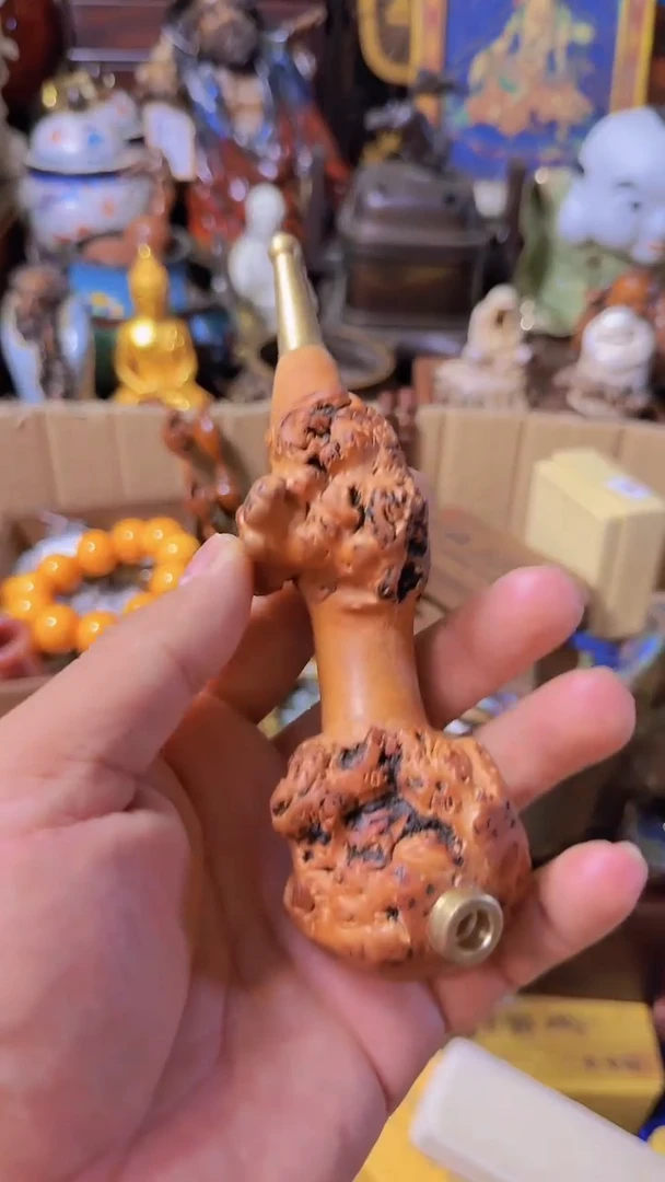 回流直播间手把件瓷器