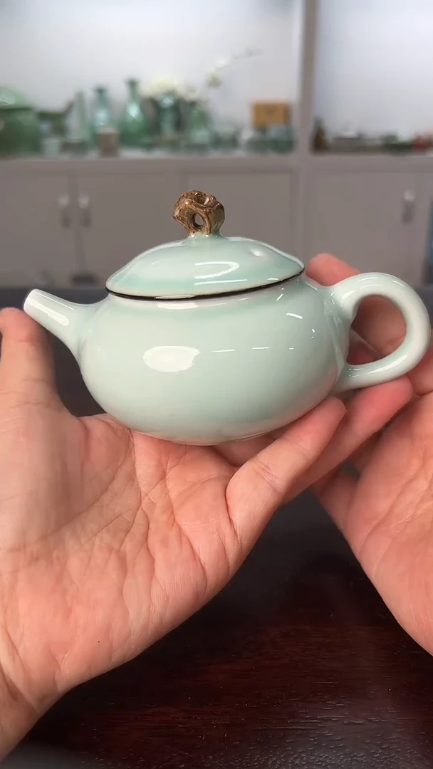 龙泉云间青瓷小米茶器