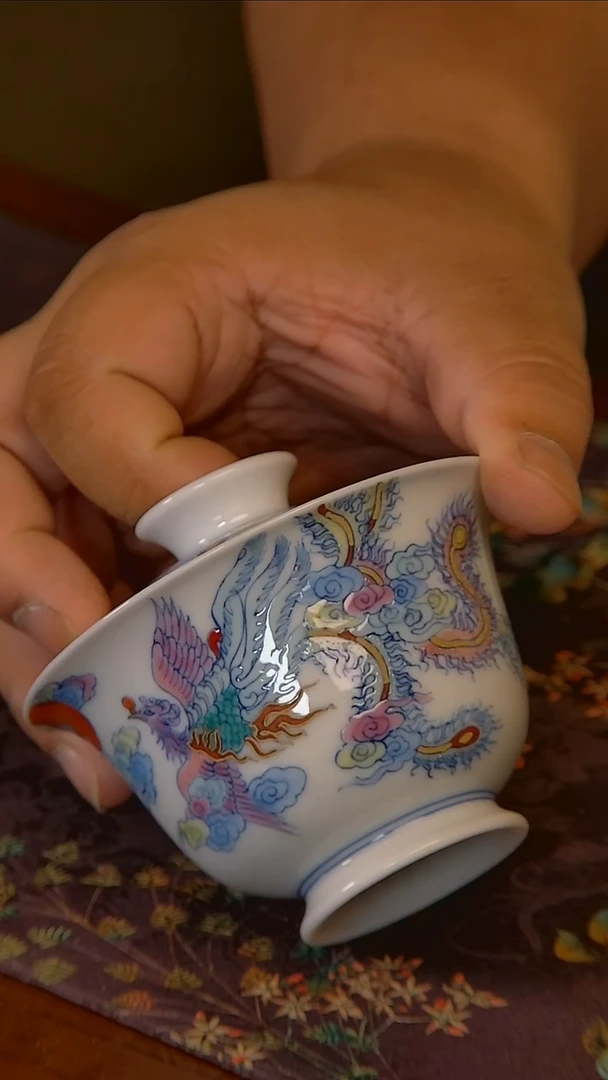 杯手工手绘杯杯很美丽