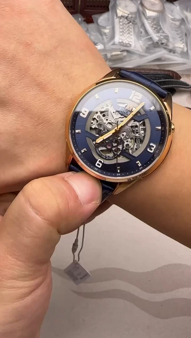 机械机芯精钢钢男士腕表一物一拍