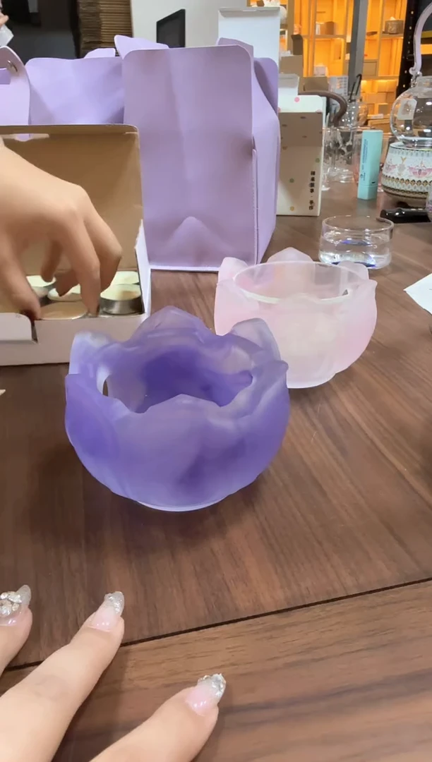 紫色琉璃温茶器