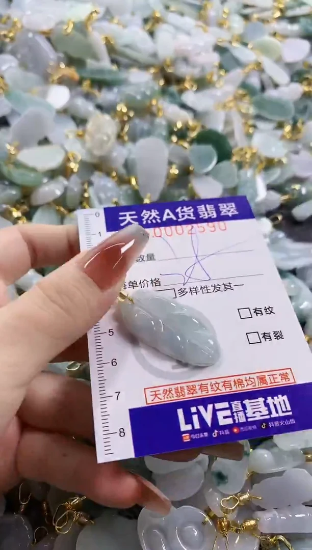 颈饰未镶嵌翡翠天然A货翡翠