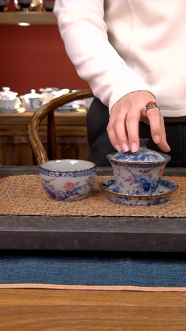 简装家用款件套 老陶泥开片纹陶瓷茶具