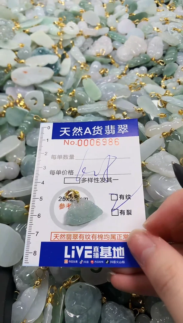 颈饰未镶嵌翡翠天然a货翡翠