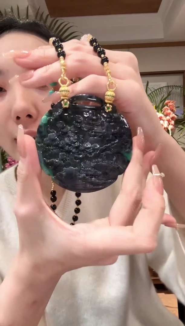 【闪购商品】翡翠颈饰未镶嵌国风