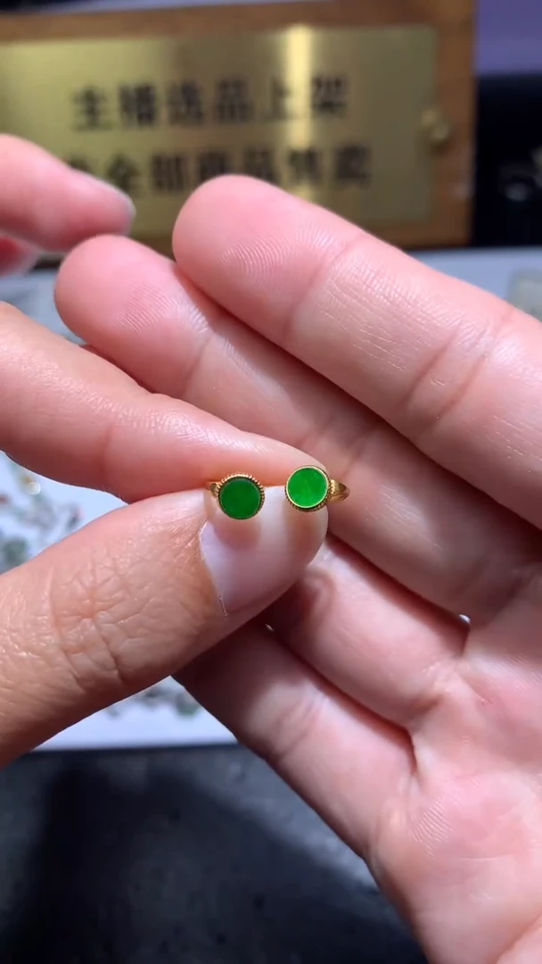 颈饰银S925镶嵌翡翠净货