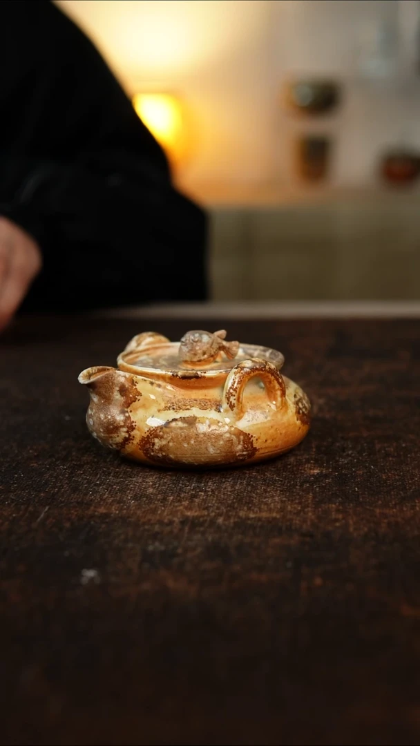 景德镇柴烧-120cc    宝瓶    微瑕