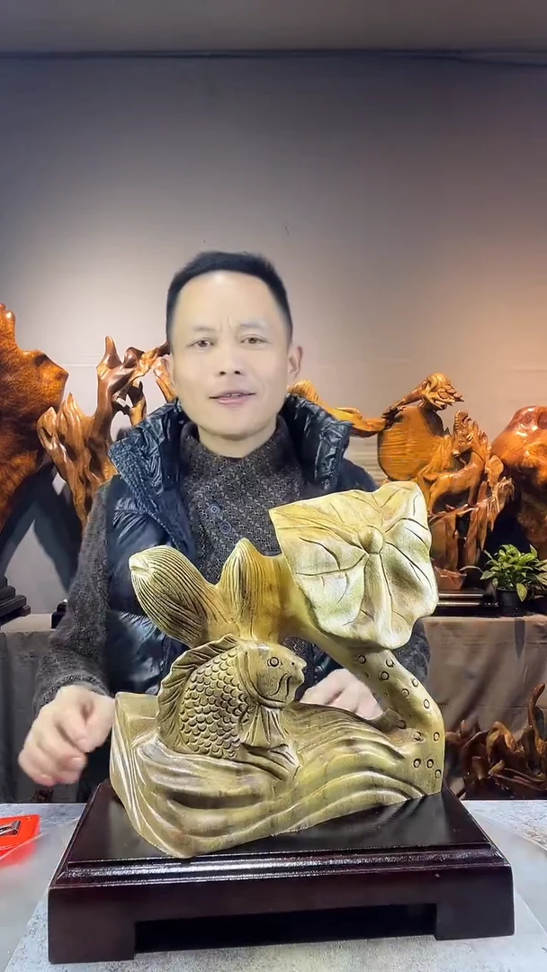 金丝楠广****木小叶桢楠随行摆件73