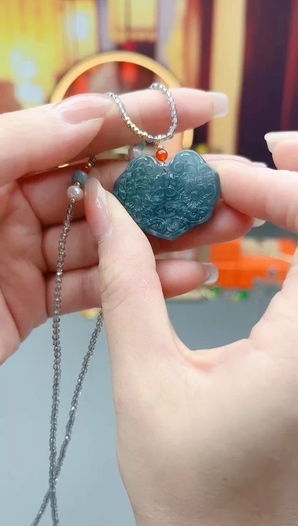 未镶嵌翡翠耳饰翡翠如懿项链