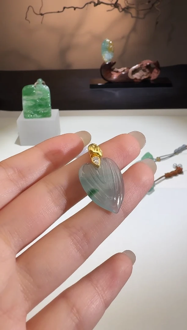 【闪购商品】翡翠颈饰银S925镶嵌【鑫鑫】