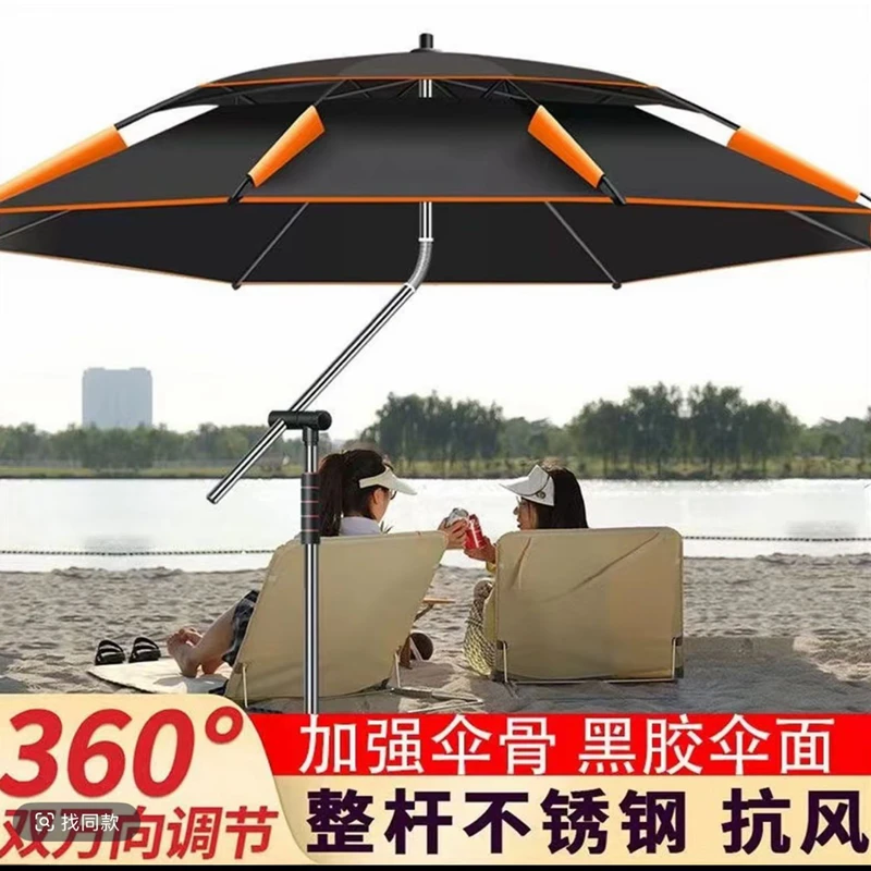 钓鱼伞万向大钓伞户外太阳伞新款加厚遮阳防晒防雨专用垂钓伞