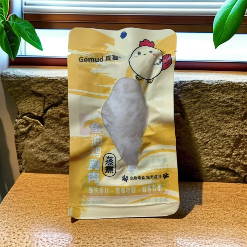 【万达直供】真慕蒸煮鸡胸肉营养猫咪零食狗零食即食湿粮0诱食