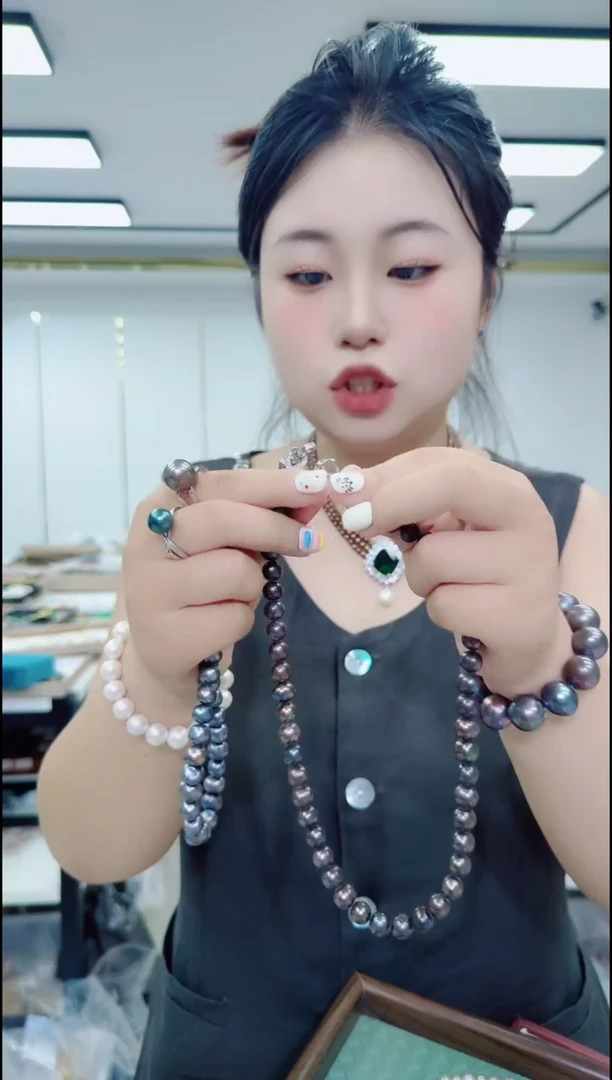 淡水珍珠合金颈饰1325缘分发