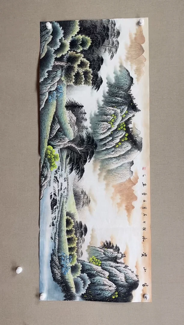 国画180*68 吴立勇吴立勇吴立勇吴立勇吴立勇