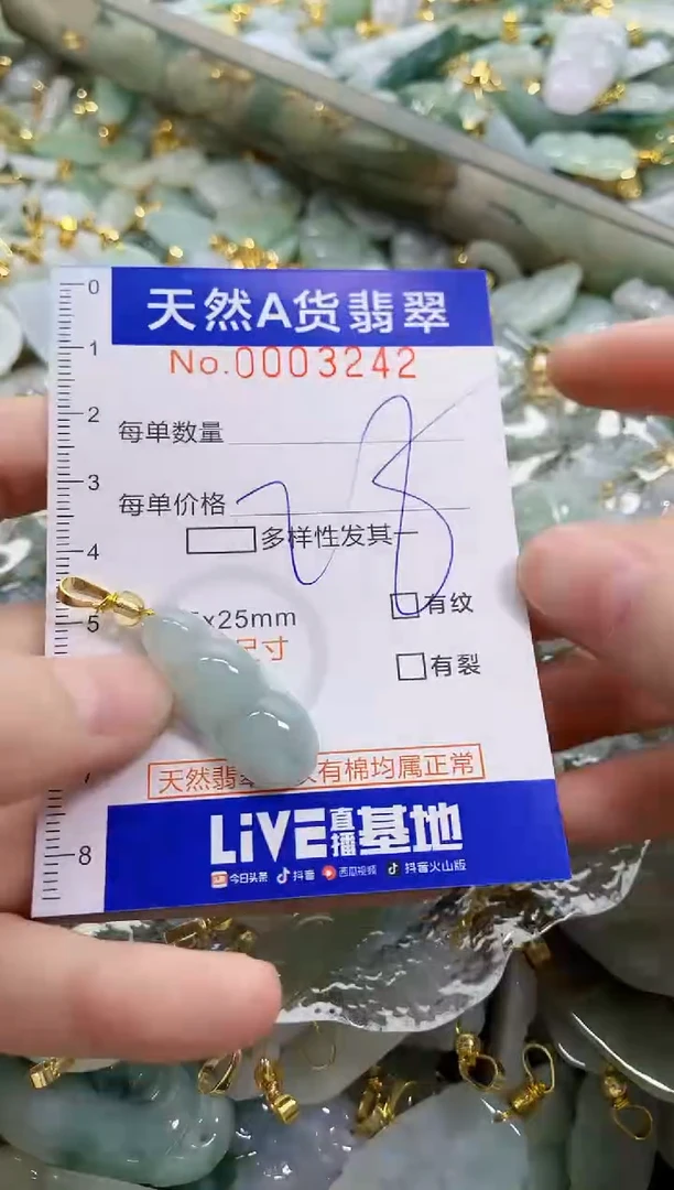 颈饰未镶嵌翡翠天然A货翡翠