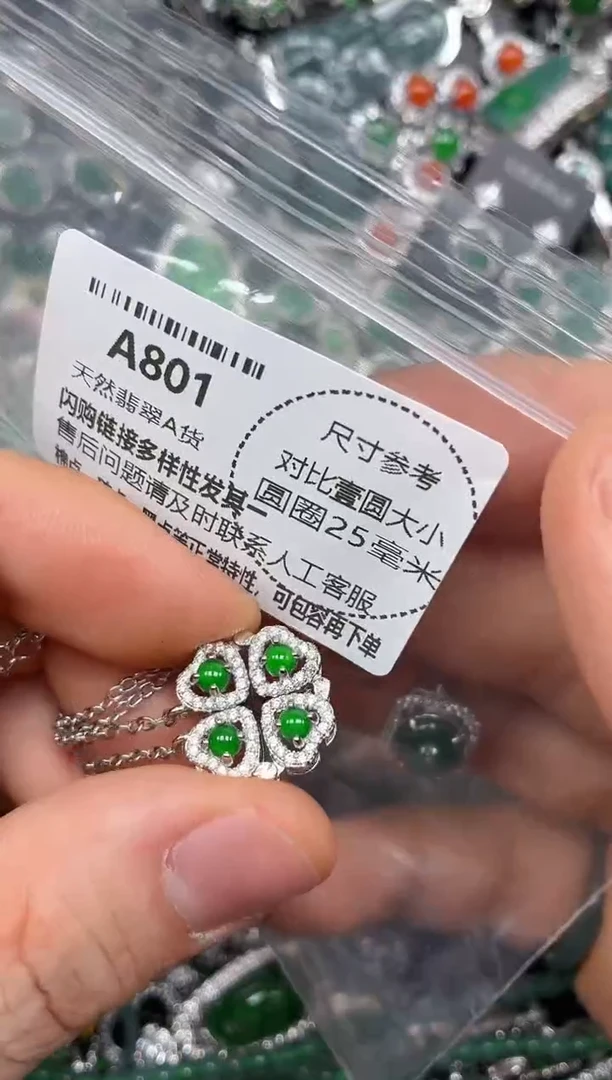 颈饰未镶嵌翡翠A801项链