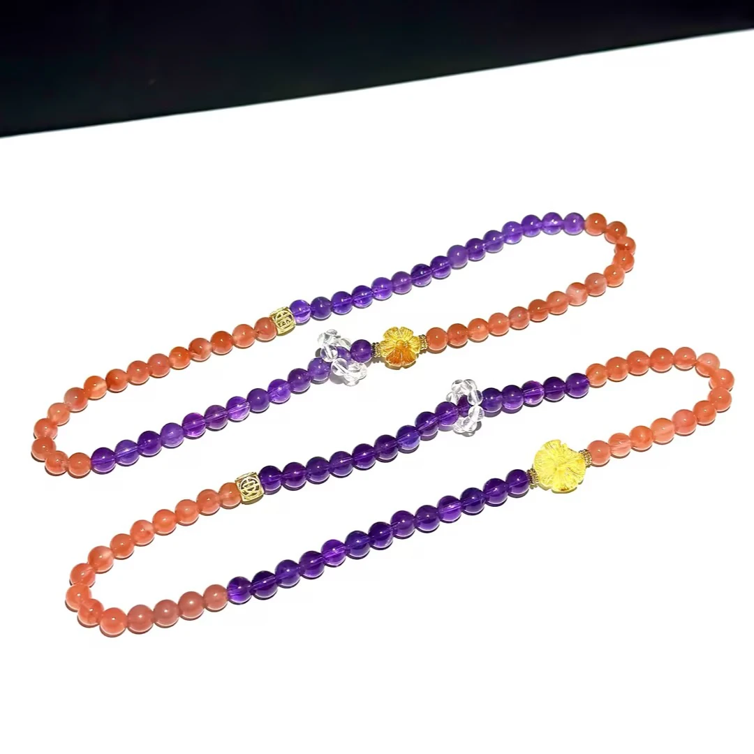 【HG】南红玛瑙DIY多圈手串-约6mm（多样性发其一）