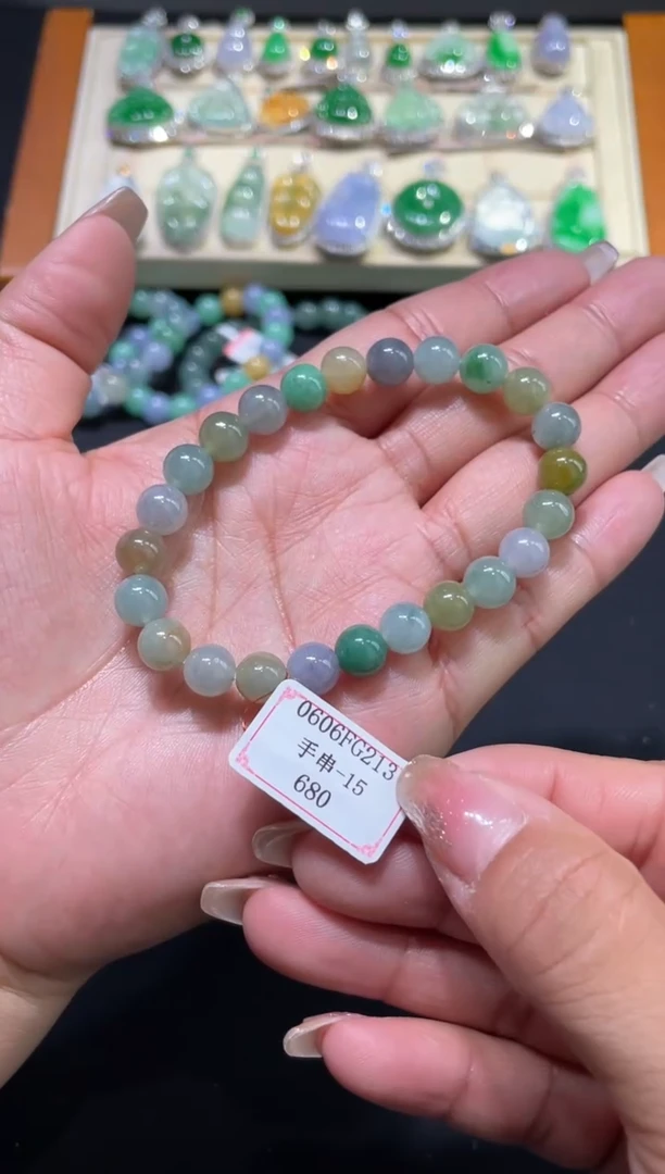 未镶嵌手串翡翠0606FG213