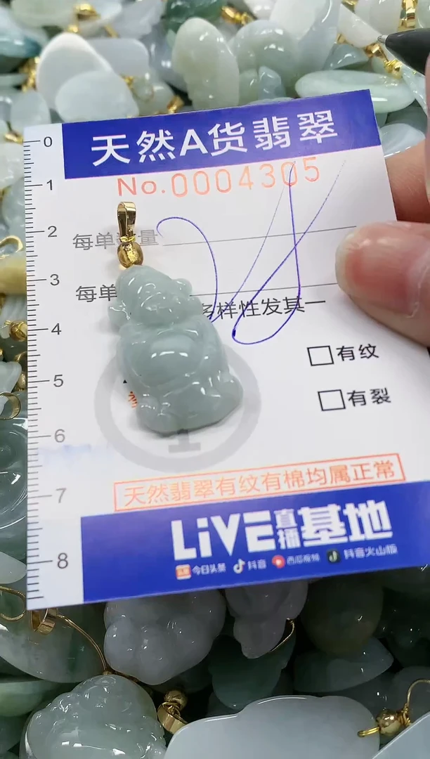 颈饰未镶嵌翡翠 纯天然a货翡翠