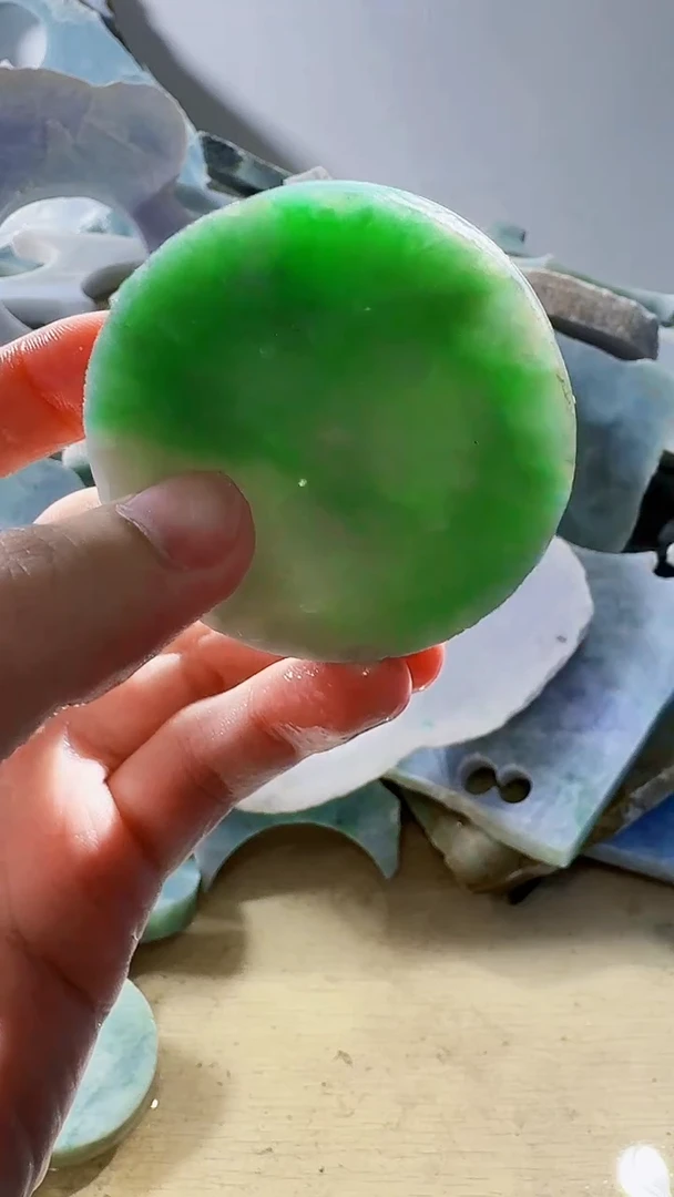 裸石翡翠缅甸翡翠A货文808