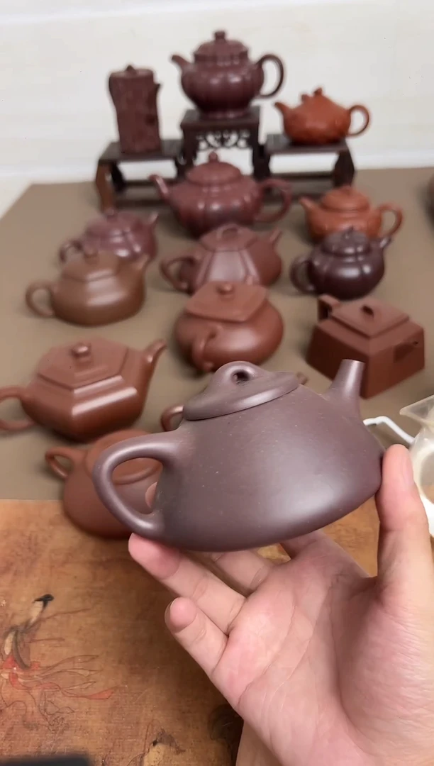 茶壶紫砂半手工子也石瓢200cc