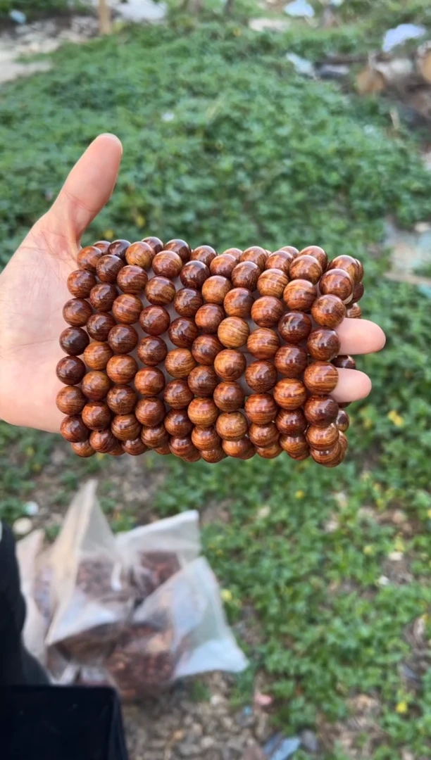 黄花梨/降香黄檀A012黄金底1.2圆珠手串59.9多样性发一