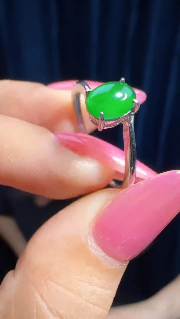 定制翡翠未镶嵌翡翠戒指2