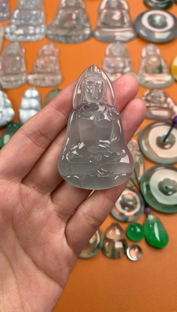 【闪购商品】翡翠颈饰未镶嵌56.7-35.6-5.3