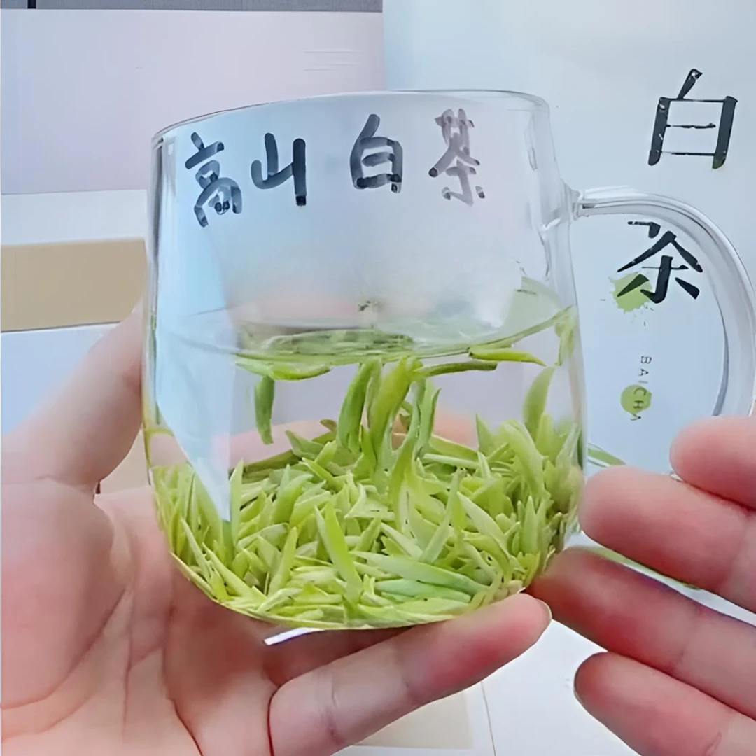2025浙江高山白茶新茶一芽一叶奶白绿茶包邮250g送礼佳品自己喝