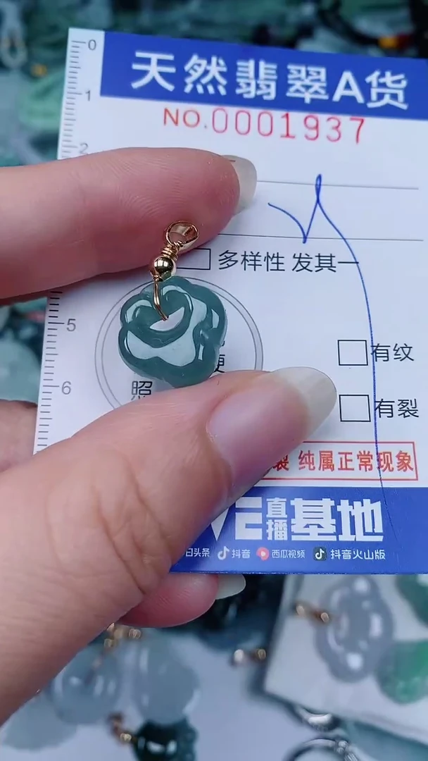 翡翠未镶嵌颈饰00001937