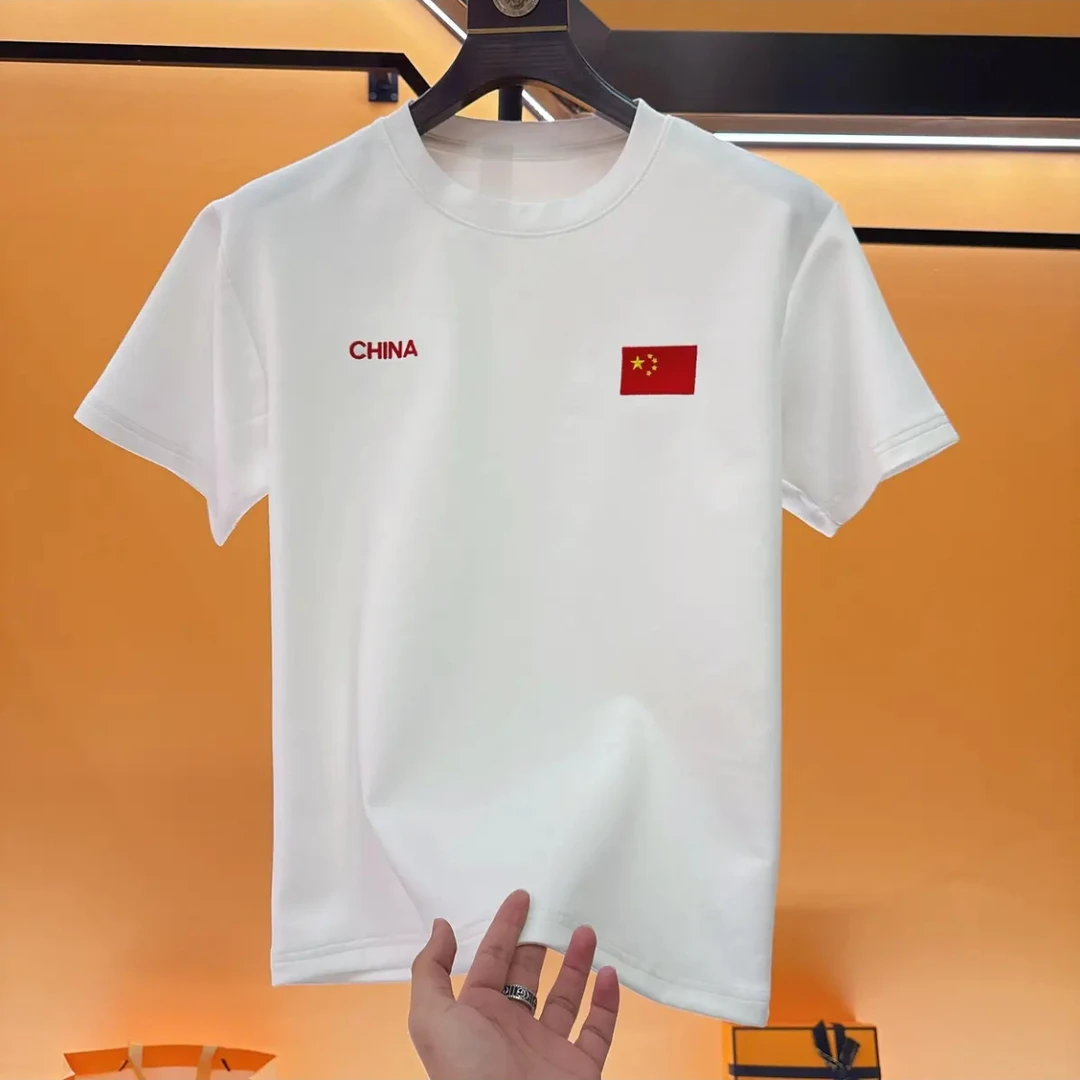 33短袖T恤印花短袖情侣装夏季圆领男装男士休闲白色半袖时尚