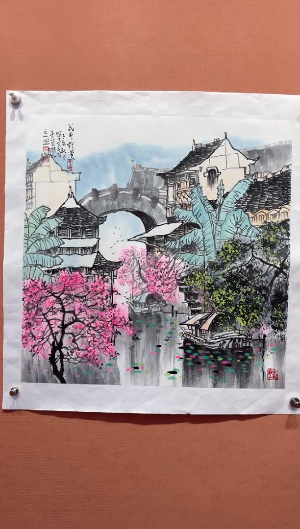 国画师立照老师国画作品