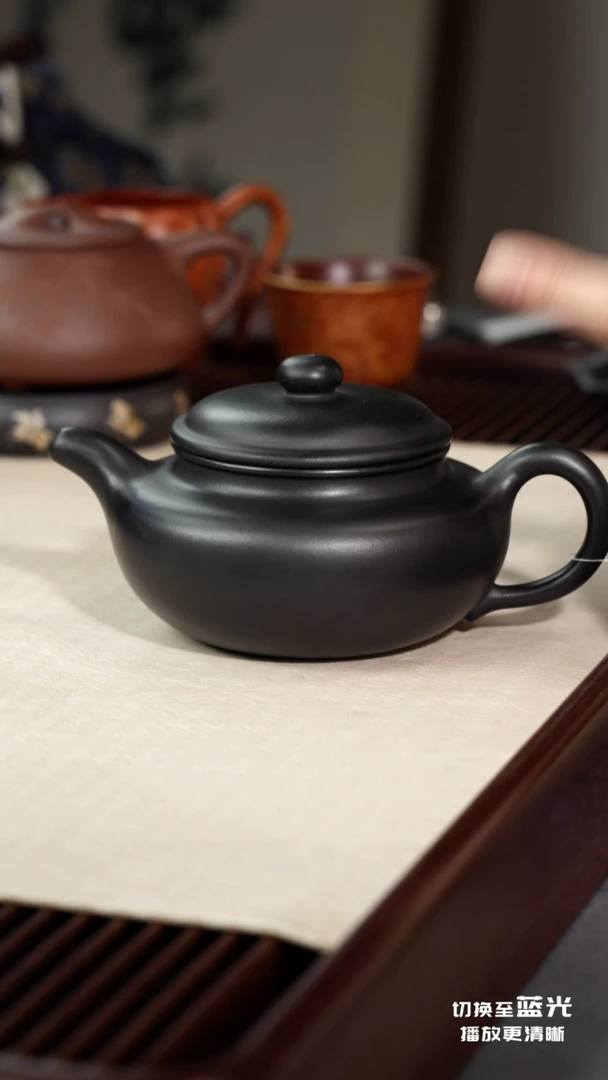 茶壶紫砂大仿古-龙血砂-捂灰-320cc