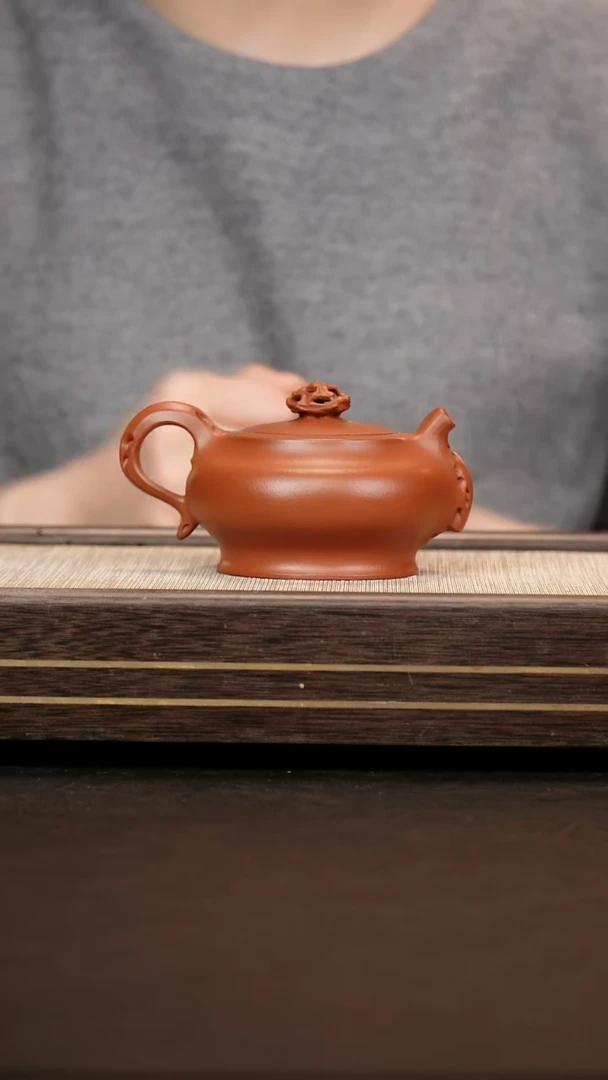 茶壶紫砂原矿朱泥 星辰大海200cc