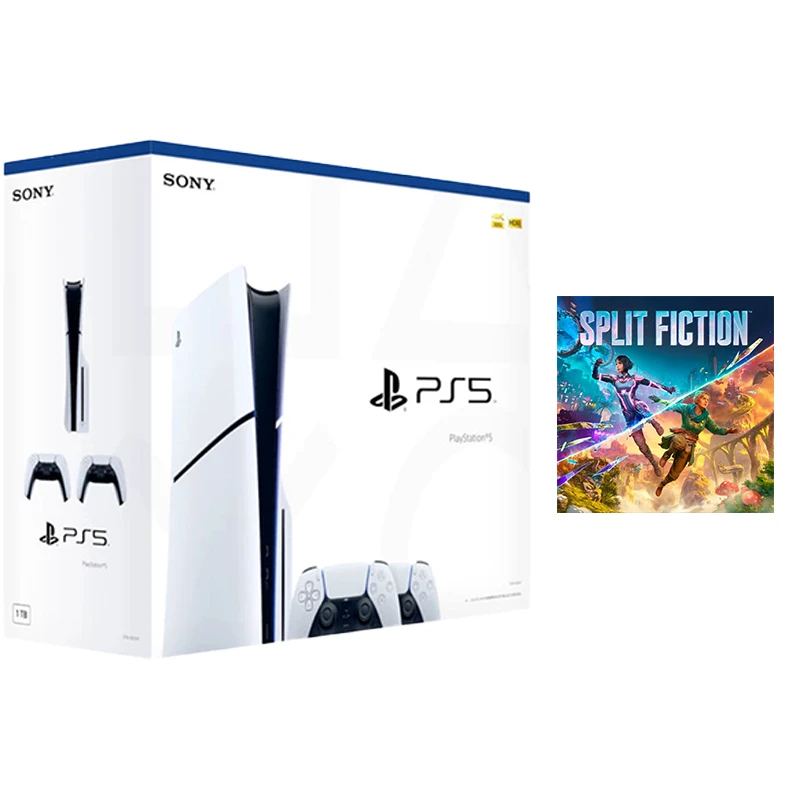 【双影奇境】国行版 PS5 Slim光驱/数字版双手柄套餐 PS5游戏主机