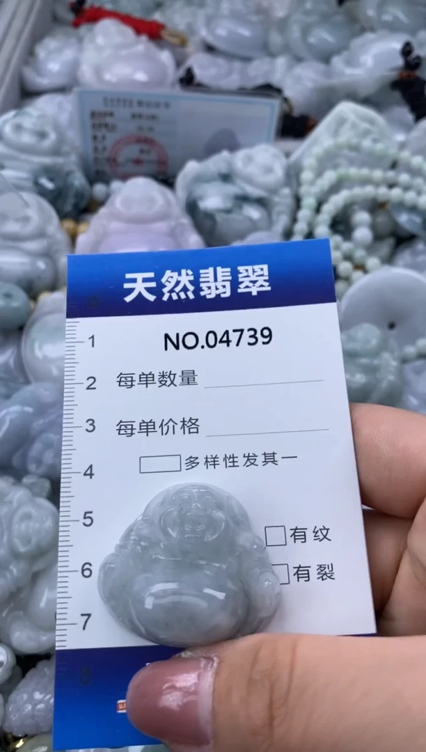 翡翠未镶嵌颈饰缅甸A货翡翠04739