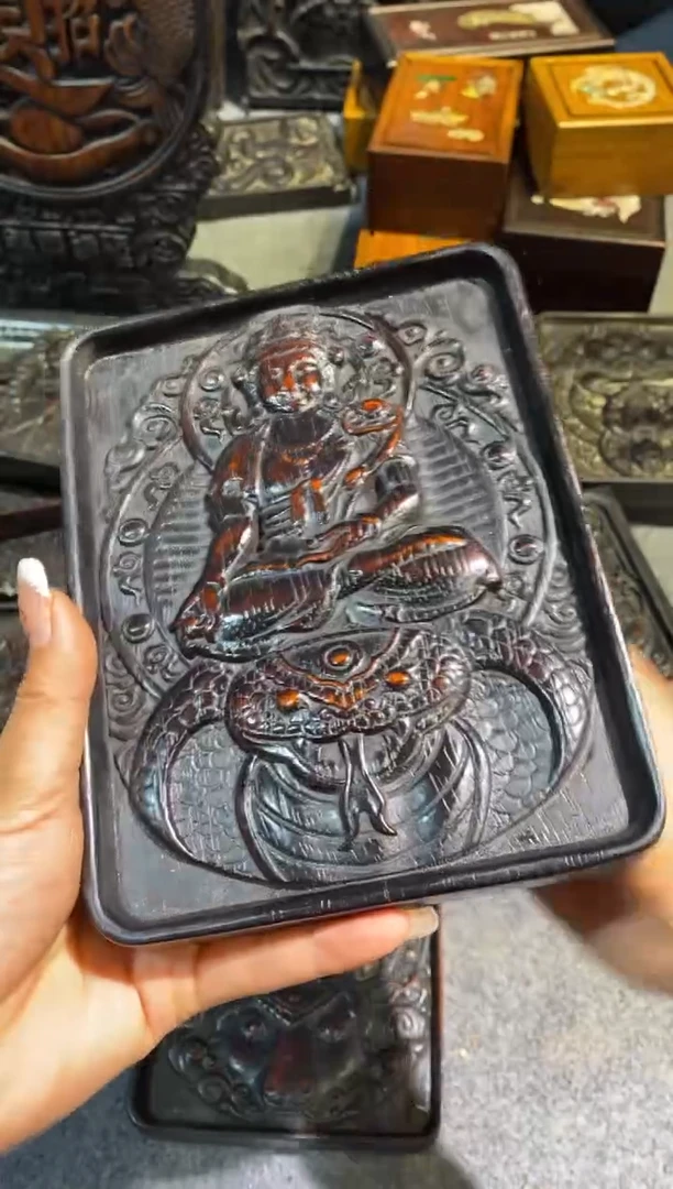 木紫檀拆件雕刻板以直播间实物为准