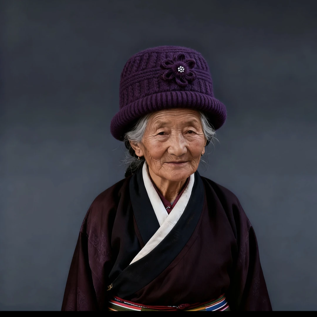 【西藏包邮】冬季加绒加厚保暖中老年和妈妈毛线帽老年人老年人秋冬