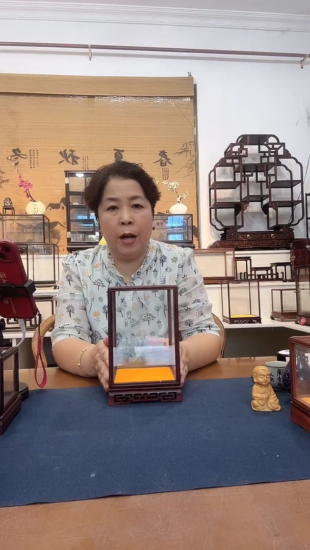 红酸枝木类玻璃罩471