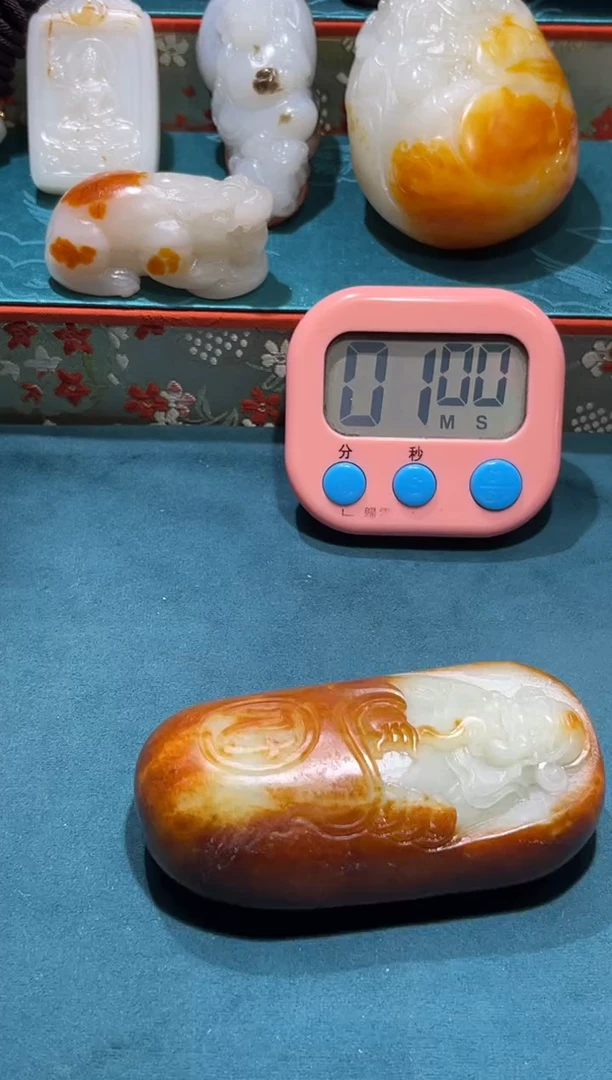 未镶嵌和田玉挂件秋**了1