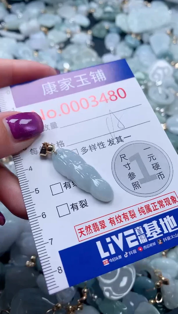 颈饰未镶嵌翡翠3480