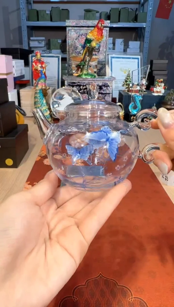 【闪购商品】杯344蝶恋花卷尾壶