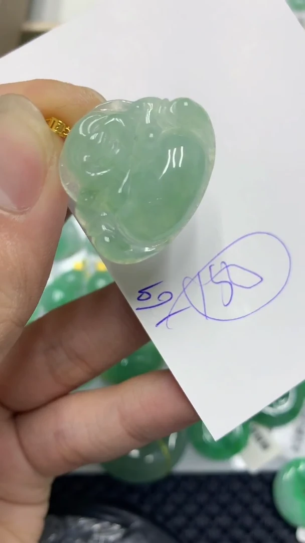 颈饰18K金镶嵌翡翠翡翠111111