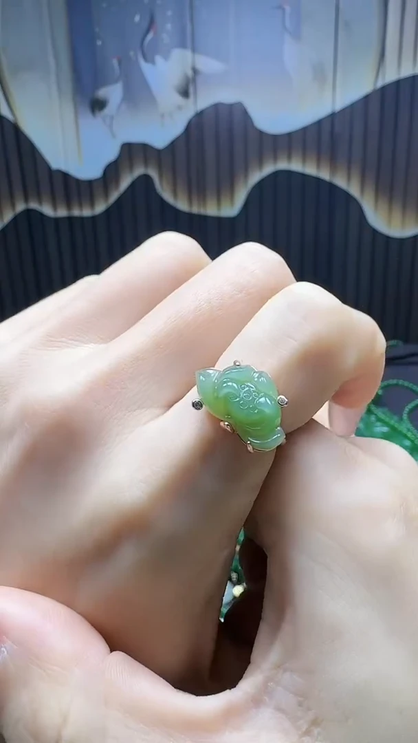 【闪购商品】和田玉挂件银S925镶嵌1